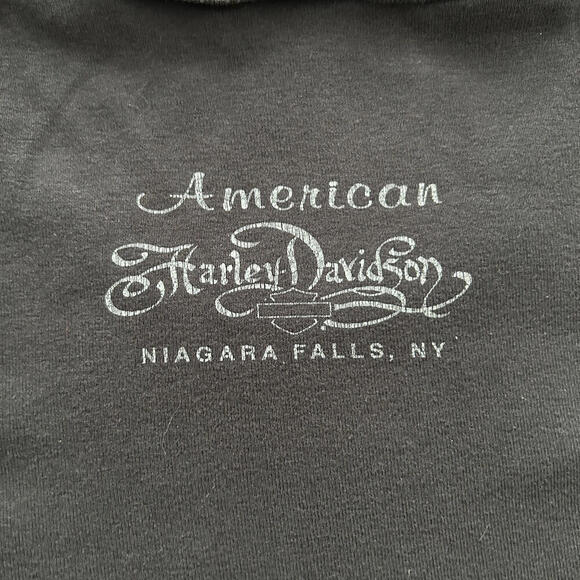 Harley-Davidson Peace Love Bar & Shield Rhinestone Tee - Picture 5 of 6